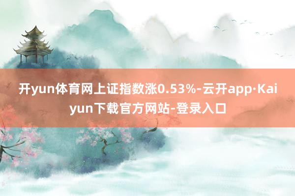 开yun体育网上证指数涨0.53%-云开app·Kaiyun下载官方网站-登录入口
